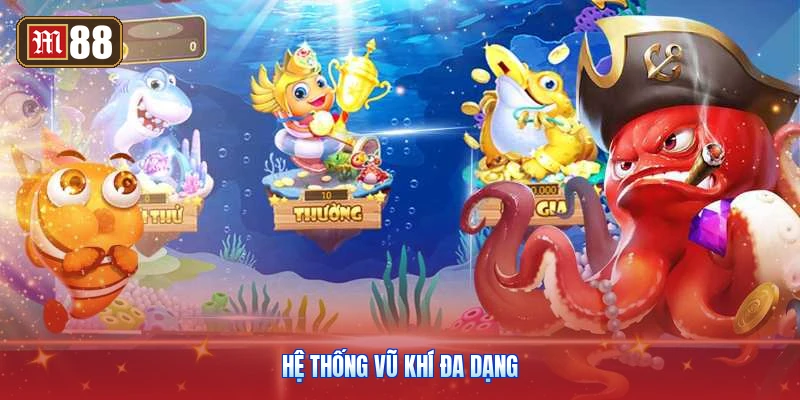 Hệ Thống Vũ Khí Đa Dạng